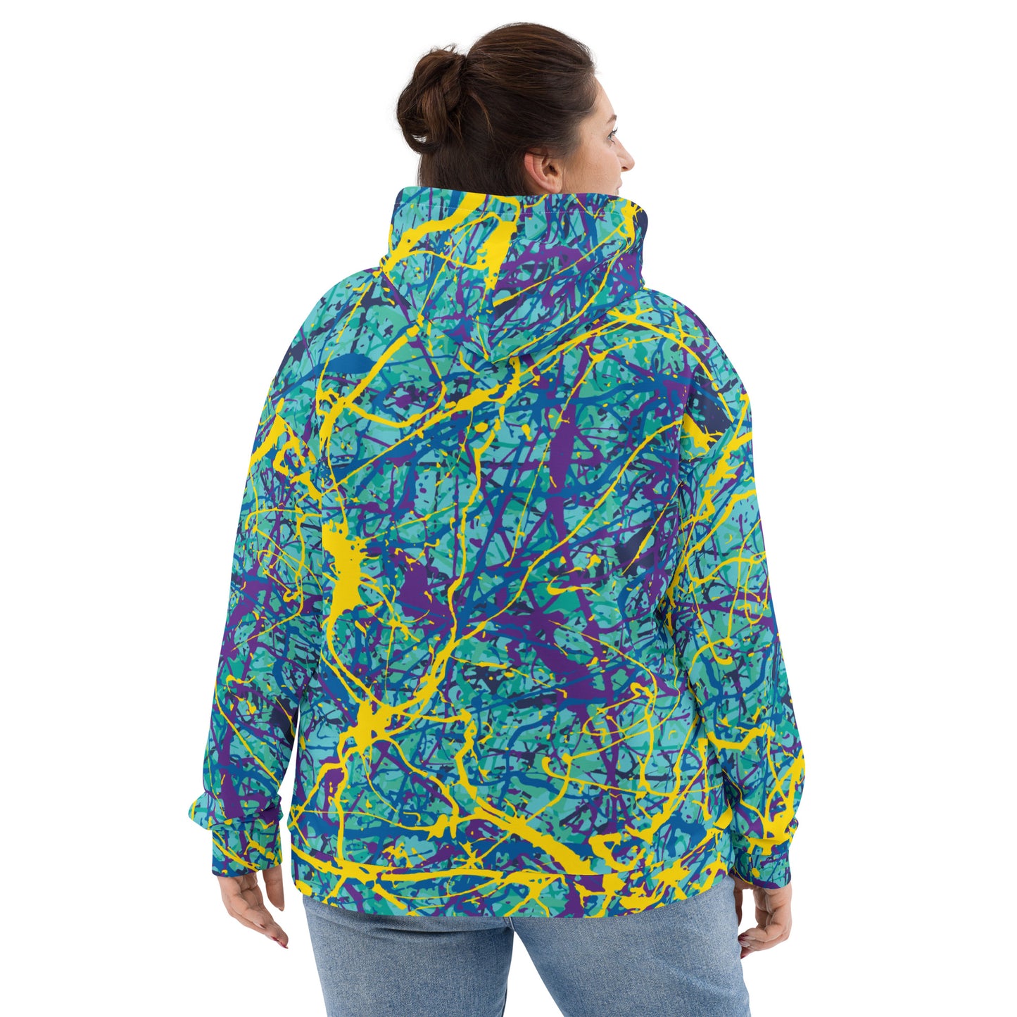 Unisex Hoodie BlueYellow7 Plex