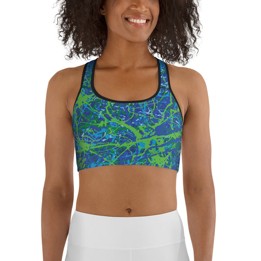 Women's Sports Bra BlueGreen8 Plex