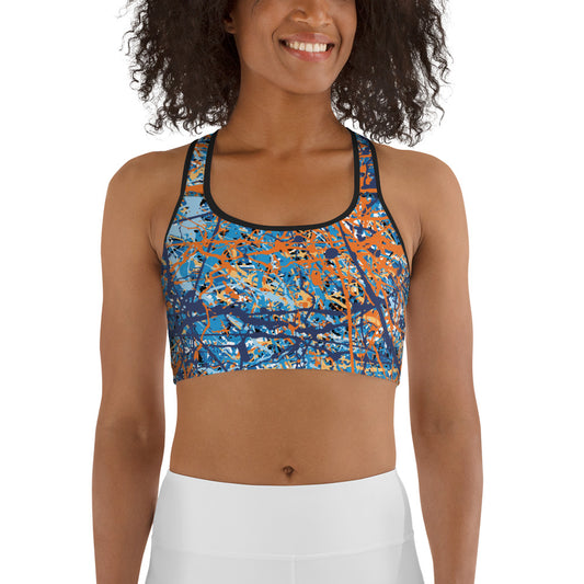 Women's Sports Bra BlueOrange8 Plex