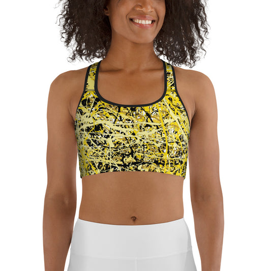 Women's Sports Bra Yellow10 Plex