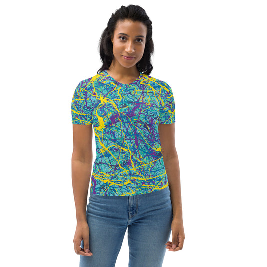 Women's T-Shirt BlueYellow7 Plex