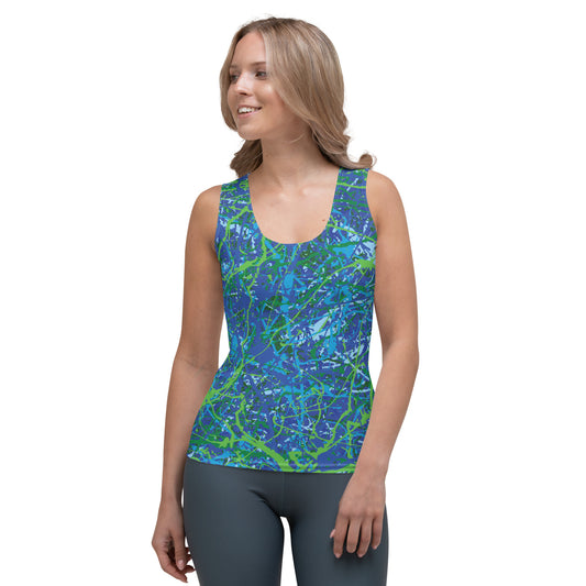 Women's Tank Top BlueGreen8 Plex