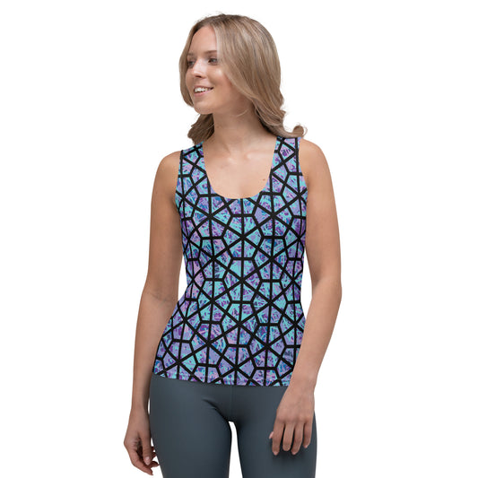 Women's Tank Top IcePurple8 Plex Deltiod TriHex