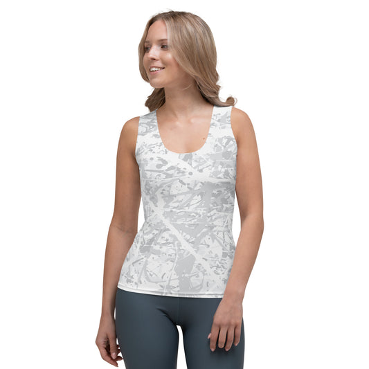 Women's Tank Top Light White10 Plex