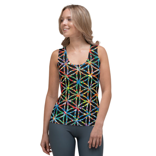 Women's Tank Top Plex1-10 Flower of Life-I